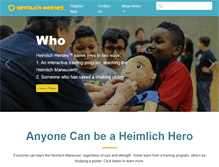 Tablet Screenshot of heimlichheroes.com